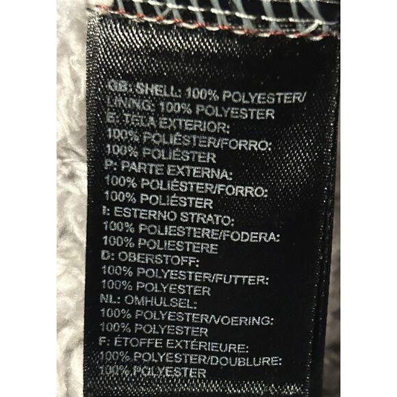 The North Face Chimborazo Full Zip Fleece Men's Burgundy Jacket 2XL140 - Picture 7 of 7